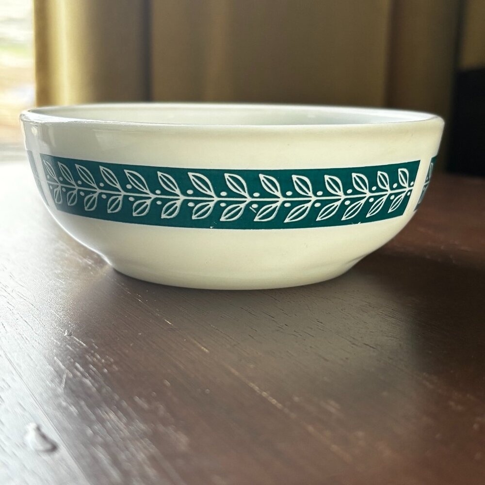 Vintage Anchor Hocking Fire-King Anchorware Mid-Century Modern Milk Glass